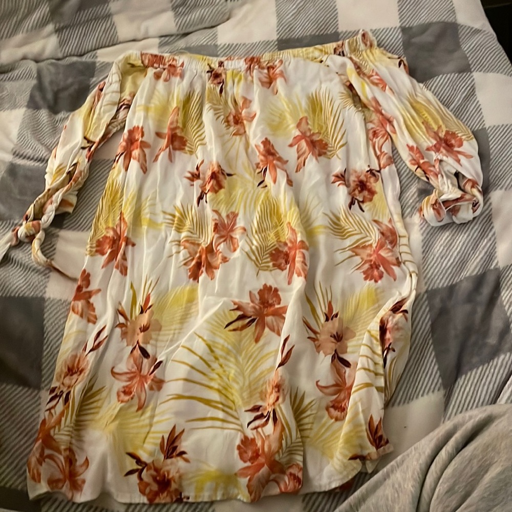 Off the shoulder dress